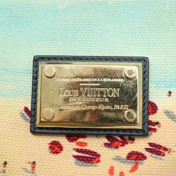 LOUIS VUITTON Ailleurs Cabas PM Escal Tote Bag Canvas Blue - Picture 9 of 16